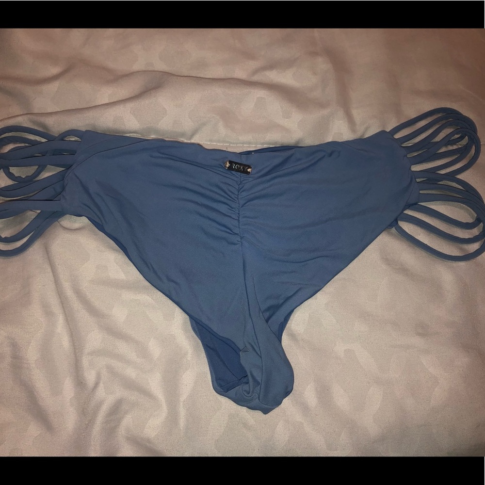 Strappy roxy cheeky bikini bottom